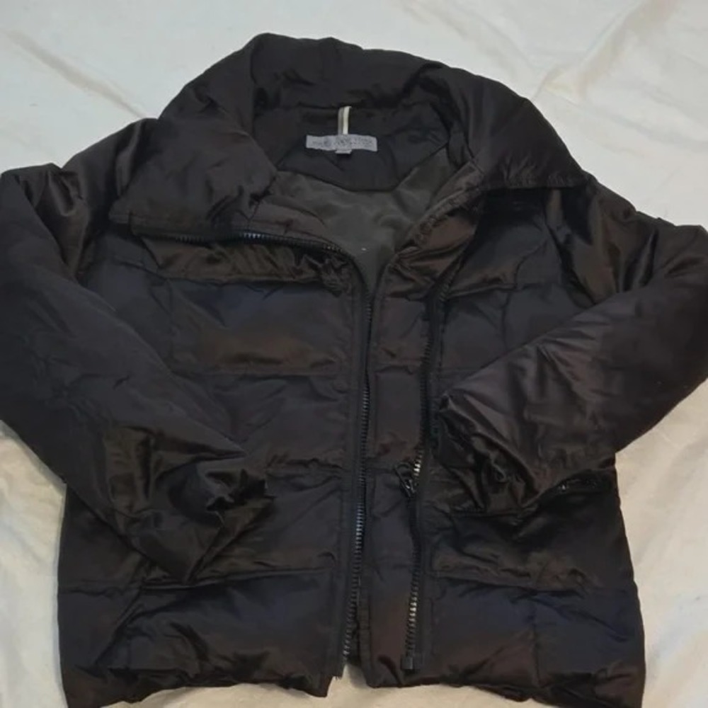Andrew Marc Puffer Jacket Womans Size Small - Dark Mocha